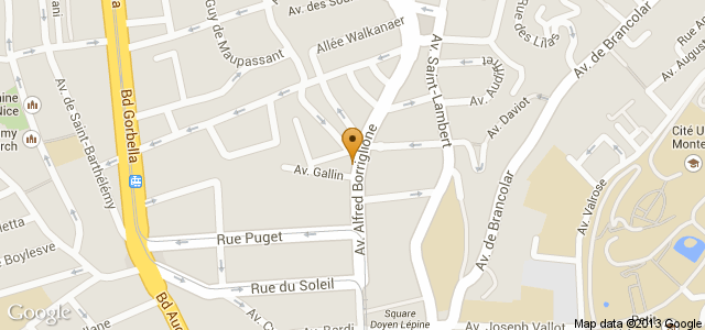 Adresse, Plan CUISINE SUR COURS, COURS DE CUISINE, Nice Borriglione